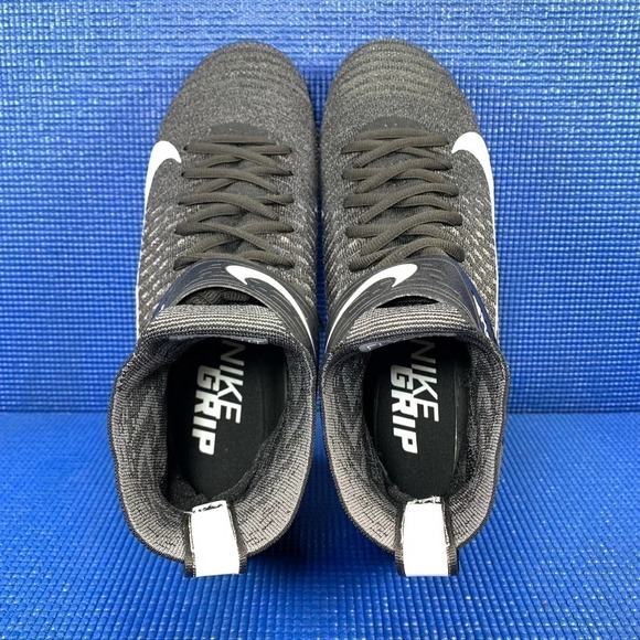NIKE ALPHA MENACE ELITE 2 Men`s Size 11 Black White Football Cleats A03374-001 main image 7
